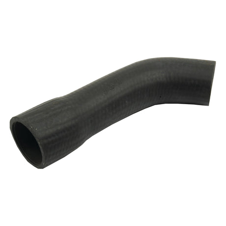 The Sparex Bypass Hose (Part No. S.63047) is a black, flexible rubber hose with a slight bend in the middle, designed for fluid transfer or connection purposes, featuring an inner diameter of 32mm at the smaller end and 38mm at the larger end. It is compatible with Fiat 880 models.