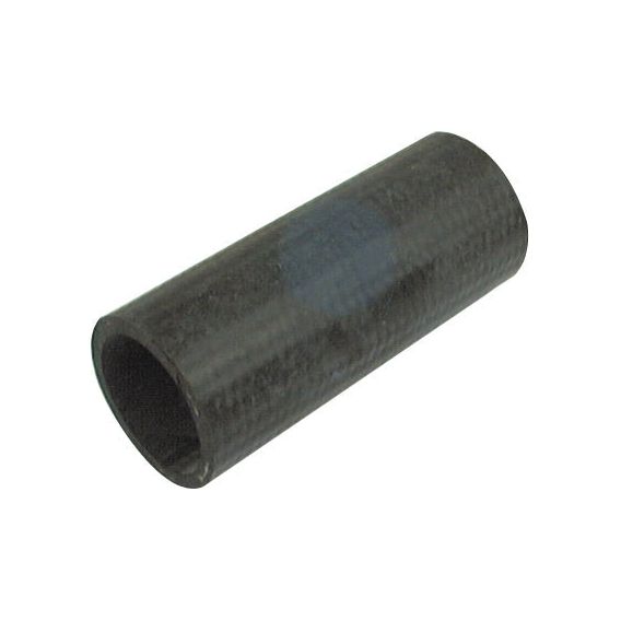 A black, cylindrical metal pipe segment is shown against a white background, seamlessly accompanied by a Sparex Top Hose (Sparex Part No. S.63087) with identical inner diameters of 37mm at both ends.