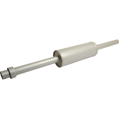 A cylindrical rolling pin, crafted from a smooth, light-colored material and featuring handles, reminiscent of the durability of Sparex's Silencer - Vertical - S.6310.