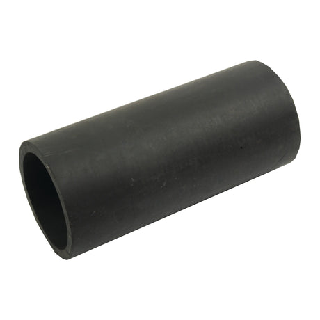 A black cylindrical Bottom Hose (Sparex Part No. S.63128) with a hollow center, featuring an inner diameter of 50mm on both ends, placed against a white background, reminiscent of the robust designs found in Case IH machinery.