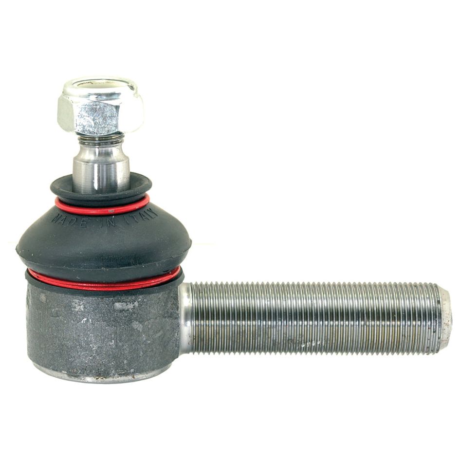 A Sparex Track Rod (100mm - S.63141) features a threaded bolt (M14 x 1.5) and a protective rubber cover.