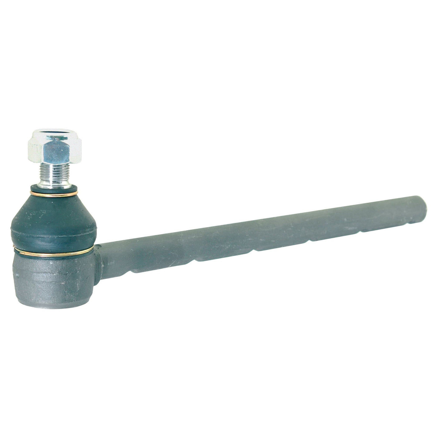 The Track Rod S.63212, measuring 325mm in length, is a metal tie rod end featuring a threaded bolt and a ball joint encased in a rubber boot. It's specifically designed for use in automotive steering systems and is available through Sparex.