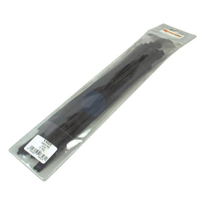 A sealed plastic package containing Sparex Cable Tie - Releasable, 300mm x 7.6mm, features a white label at the bottom specifying details such as the product code Sparex Part No.S.6327.