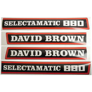 Decal Set - David Brown 800 Selectamatic
 - S.63343 - Farming Parts