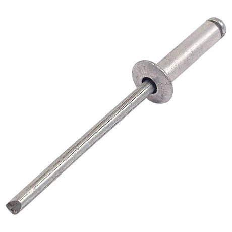 Close-up of a Pop Rivet 4 x 15mm | Sparex Part No.S.6336, with a smooth cylindrical shaft and flared end, designed for joining materials together.