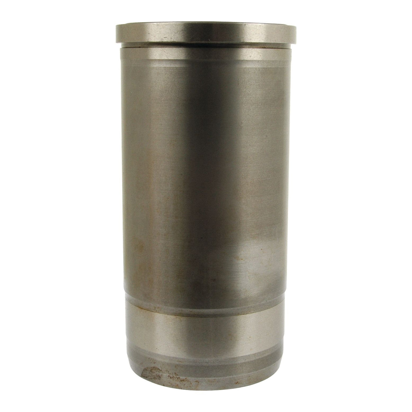 The Sparex Piston Liner (Finished), Part No. S.63396, is a metallic cylindrical part featuring a smooth surface with a slightly recessed ring near the lower half, designed with an 11mm lip and a 95mm bore.