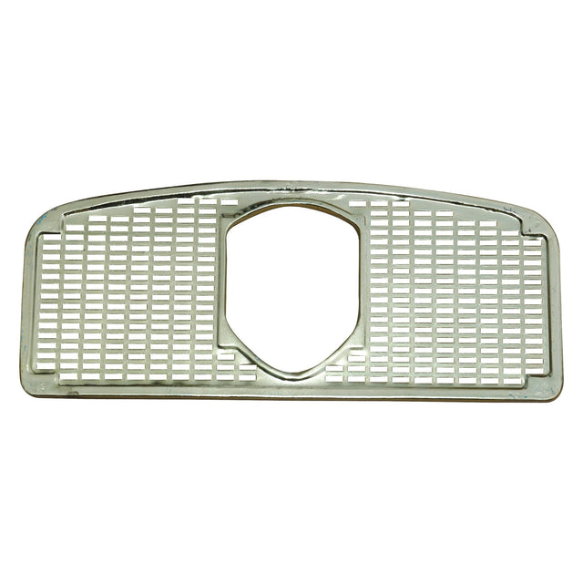 A rectangular metallic grille, Sparex Part No. S.63408, with a central hexagonal opening and featuring a mesh design, from the Sparex brand.