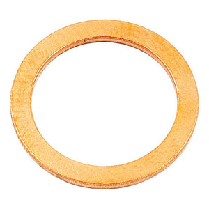 Sparex Imperial Copper Washer, measuring 19/32" ID, 61/64" OD, and 0.0359" thickness, with a circular hole in the center against a white background, ideal for use with other Sparex Copper Washers (Part No. S.6370).