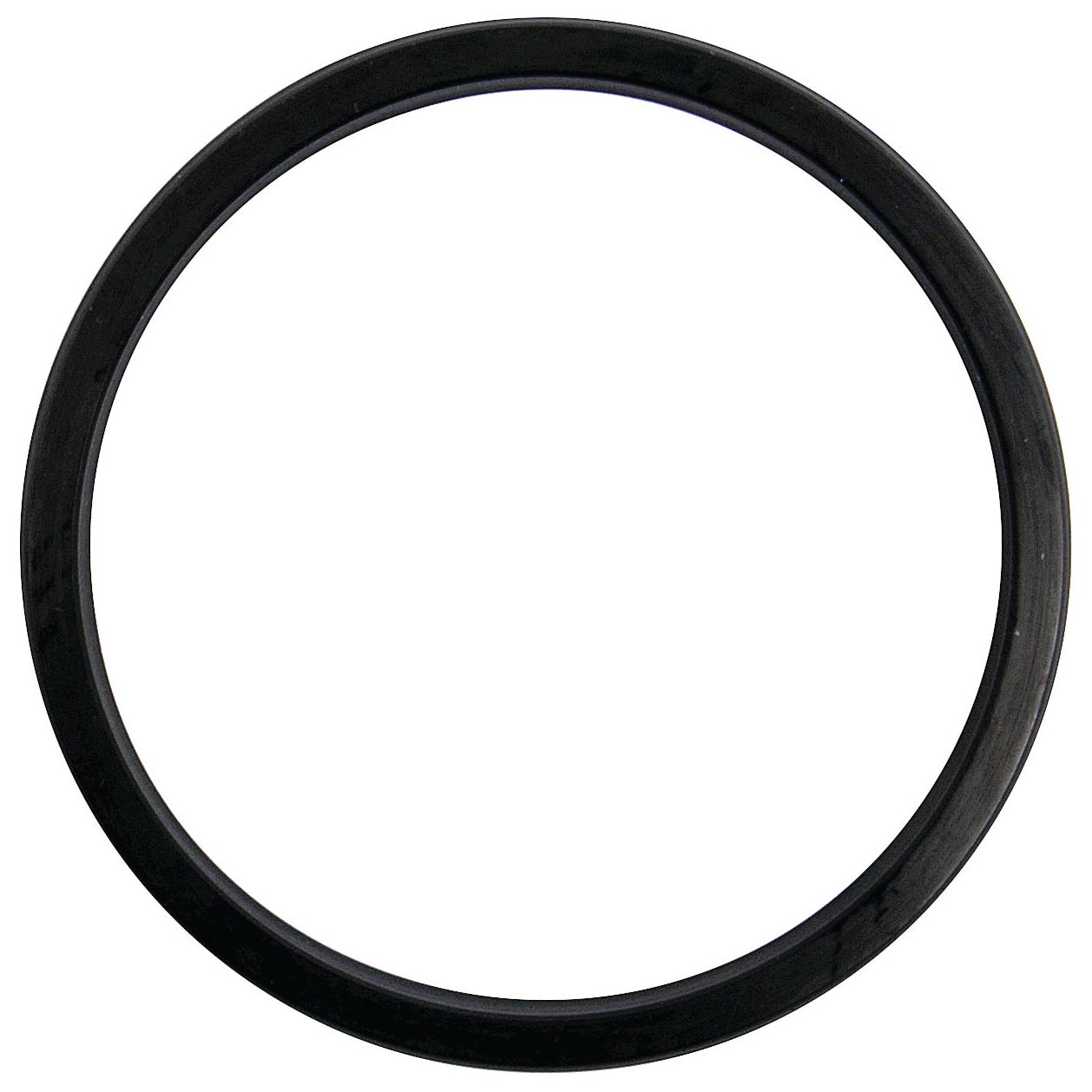 A black circular rubber O Ring, measuring 5 x 80 mm with a smooth surface and 70 Shore hardness, ideal for Zetor machinery. Product: O Ring 5 x 80mm 70 Shore | Sparex Part No.S.64026 by Sparex.