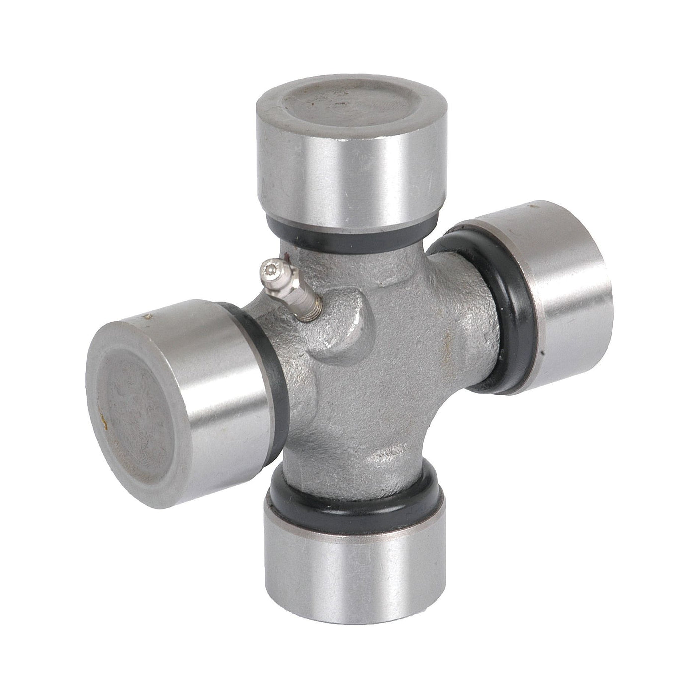 The Sparex universal joint, measuring 38.0 x 106mm with Sparex Part No. S.64200, features four arms each ending in a cylindrical cap and is Zetor suitable.