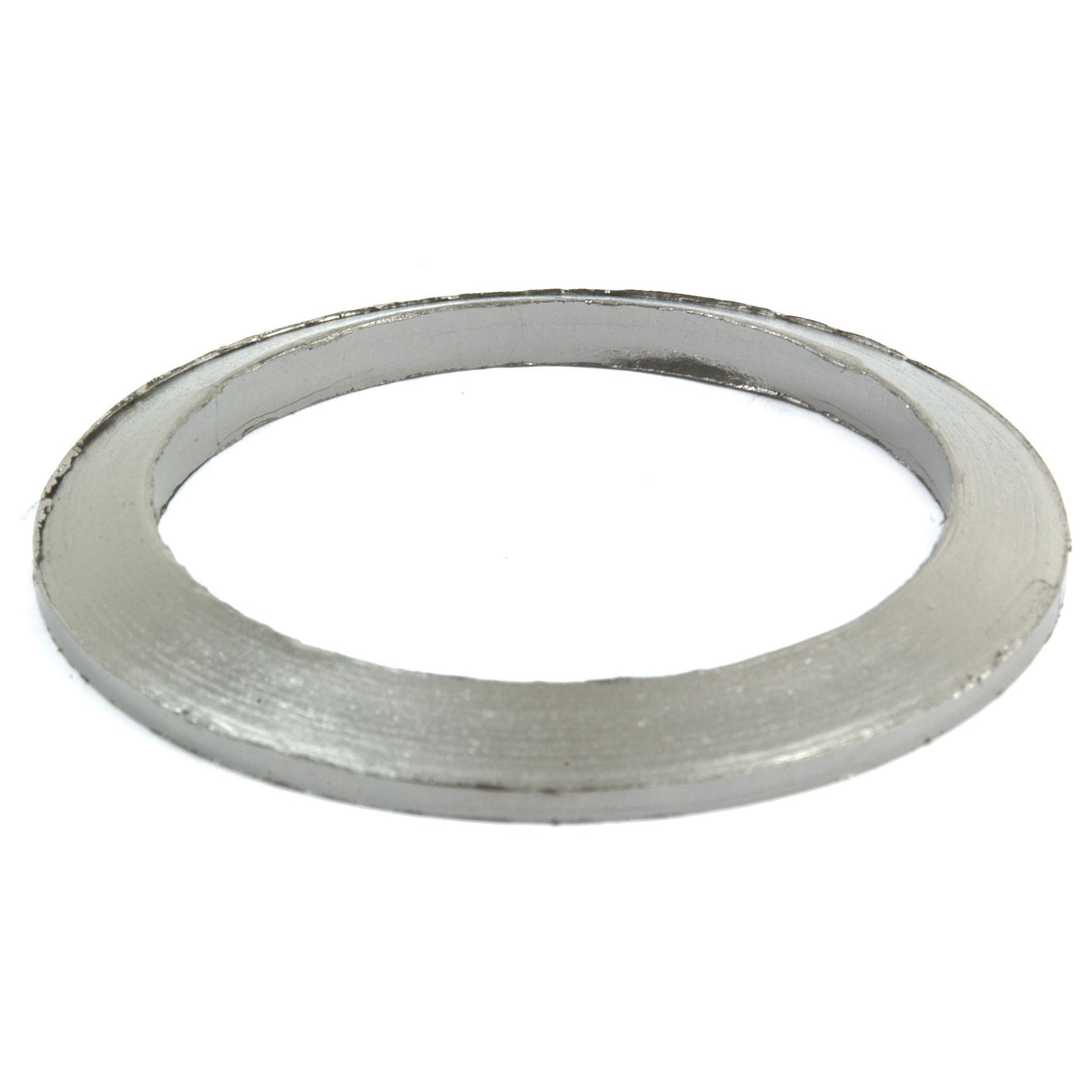 A circular metallic gasket with a flat, smooth surface and a centered hole, perfect for use in Zetor machinery, the Exhaust Manifold Gasket by Sparex (Part No. S.64533).