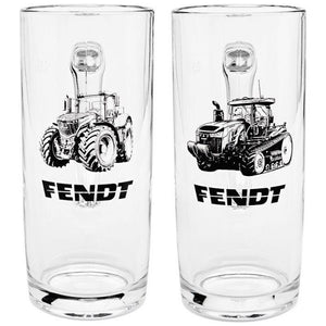 Fendt - Glass tankards, 2-piece set - X991018222000 - Farming Parts
