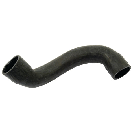 An image of the Sparex Bottom Hose (Sparex Part No. S.65012), featuring a black, curved rubber design with an inner diameter of 44mm at both ends, suitable for Ford/New Holland applications and commonly used in automotive or industrial settings.