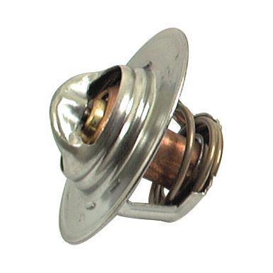 A thermostat housing with a cylindrical base and a spring mechanism, compatible with Ford/New Holland models. Refer to Sparex product specifications for detailed information (Sparex Part No. S.65032).