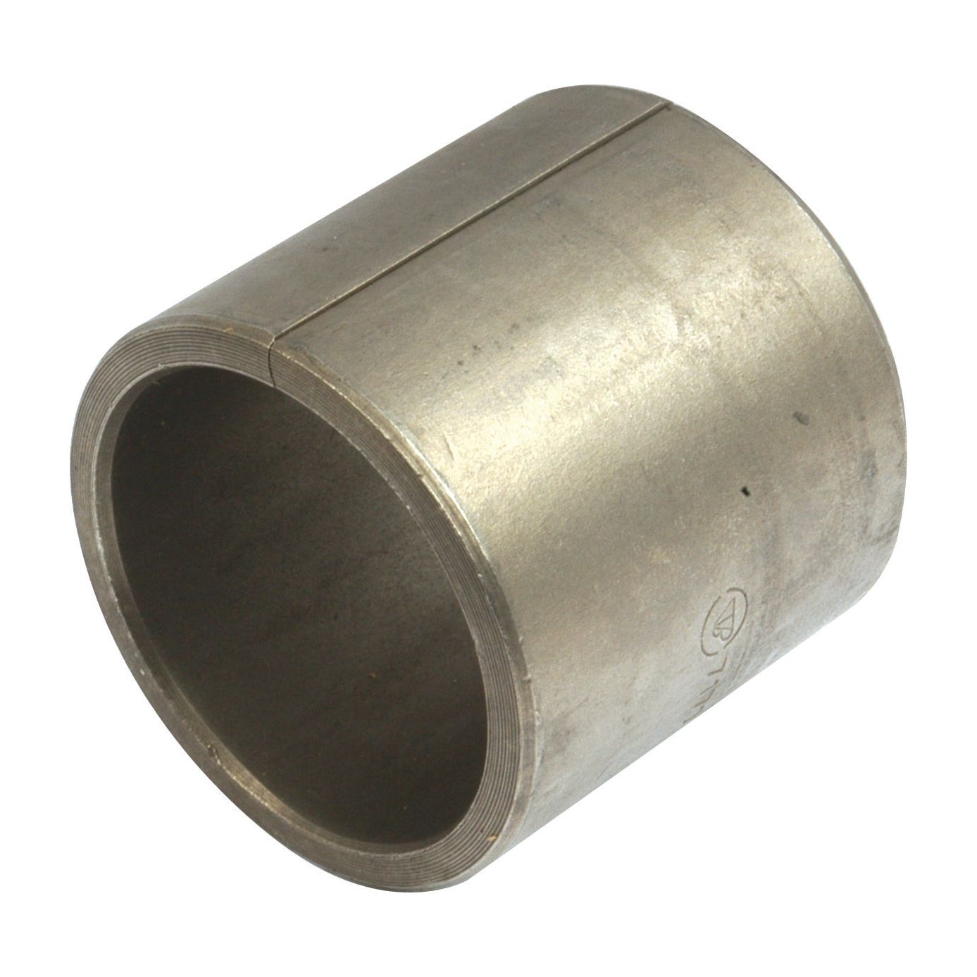 A Spindle Bush (Sparex Part No. S.65115), a cylindrical metal sleeve with a split down one side, designed for bush spindle applications in Ford New Holland and Case IH International Harvester machinery.