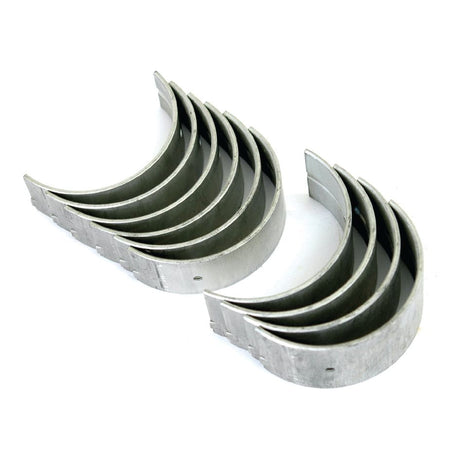 A set of Sparex Main Bearings +0.020'' (0.50mm) (Sparex Part No.S.65215) arranged in two semi-circular stacks.