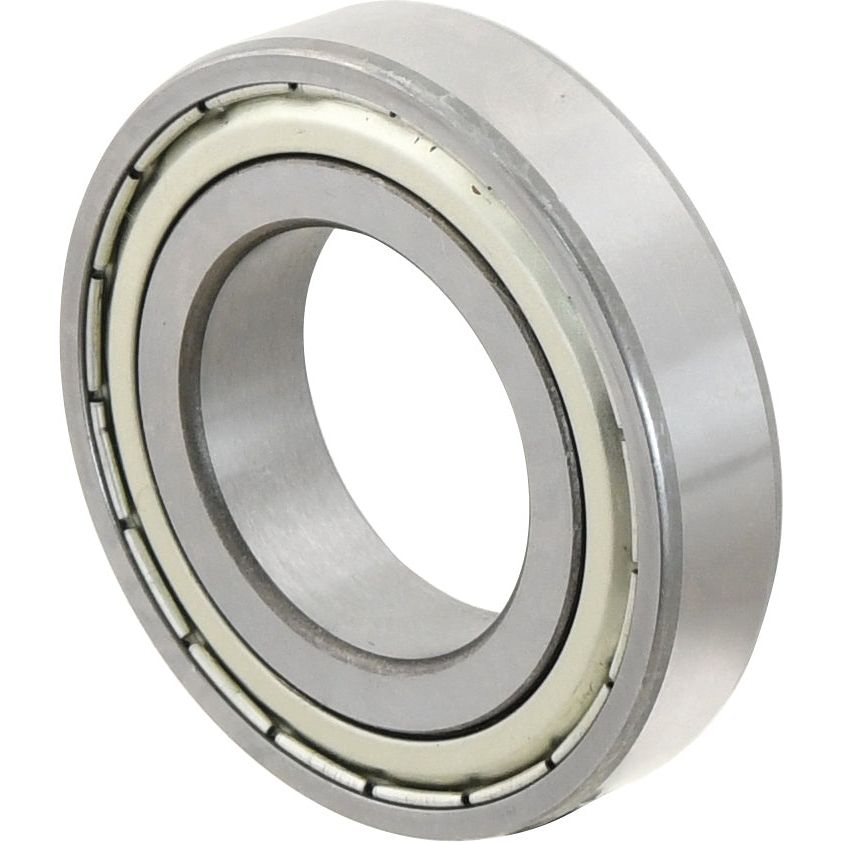 A close-up image of the Sparex Spigot Bearing (C5NNN779A) - S.65330, showcasing an inner and outer ring with a row of balls in between, highlighted by the ZZ seal for added durability.