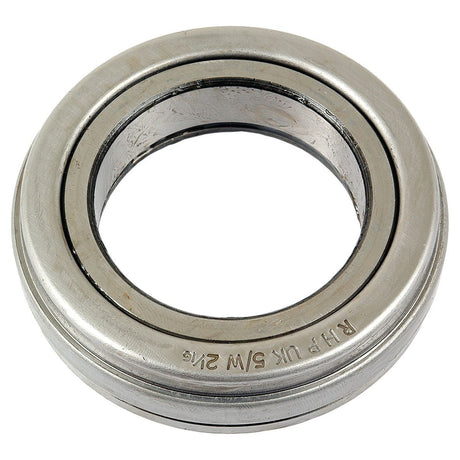 A metal, circular clutch release bearing from Sparex, featuring the inscription "RHP UK 5/W 2A6" on its surface and identified as Sparex Clutch Release Bearing - S.65334.