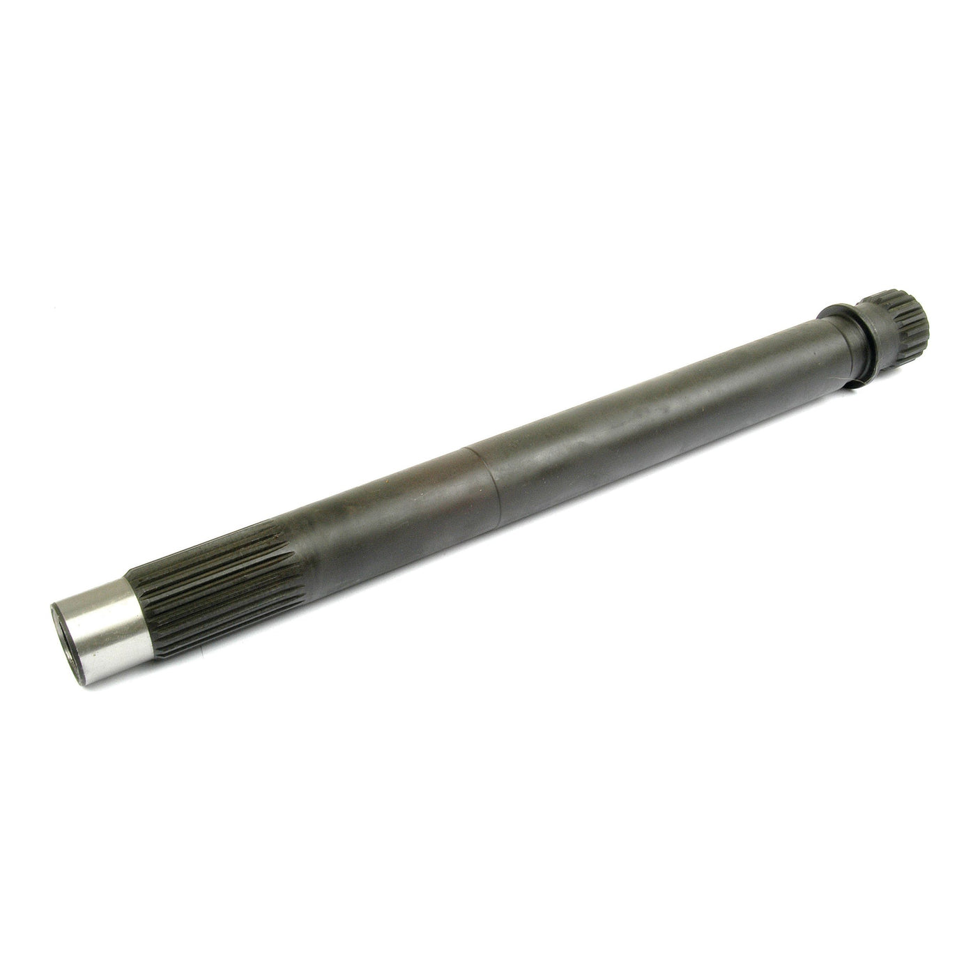 A long, cylindrical metal shaft with grooved ends, similar to the Main Shaft by Sparex (Part No. S.65337), often used in New Holland machinery.