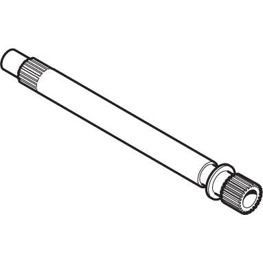 Illustration of the Sparex Main Shaft, specifically Sparex Part No. S.65337, featuring grooved ends indicative of a mechanical component such as a driveshaft or axle, commonly integrated in Spenco machinery or vintage Ford vehicles.