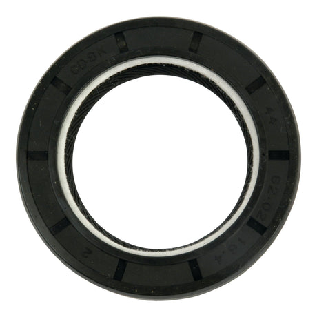 The Oil Seal 141 x 120 x 11.3mm by Sparex (Part No.S.65359) is a black, circular mechanical seal with visible numbering and lettering around the outer edge, suitable for Ford/New Holland machines and commonly referred to as a P.T.O. Seal.