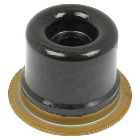 A Brake Cover Seal with a circular metallic base and durable black rubber bushing, designed for Case IH machinery by Sparex (Part No. S.65374).