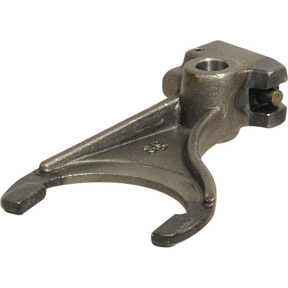 The Selector Fork, identified as Sparex Part No. S.65401 by the brand Sparex, is a metal gear shift fork featuring a U-shaped end and a small hole near its base, designed for use in mechanical or automotive systems, and is included in the Ford New Holland tractor parts range.