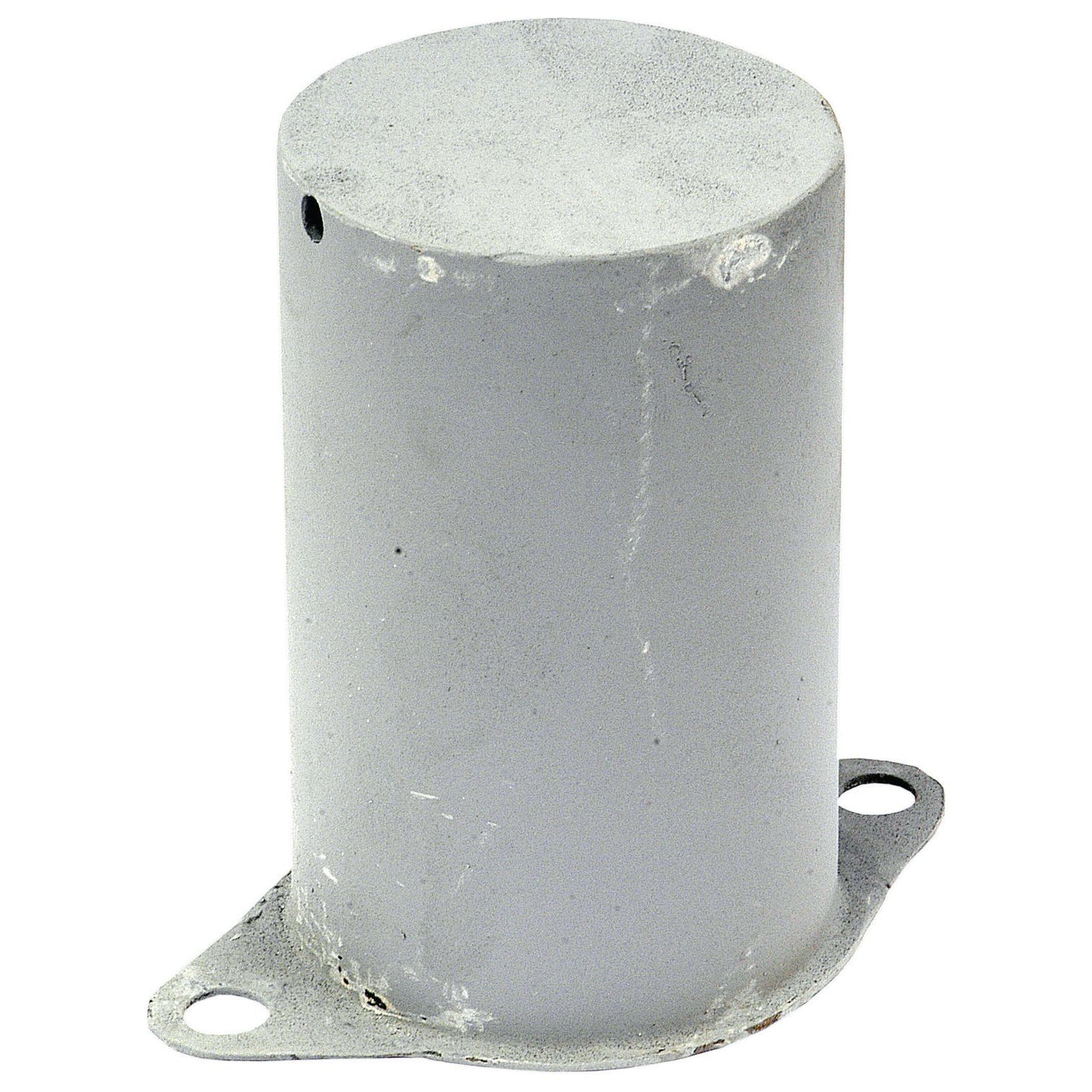 The Sparex PTO Cap (Part No. S.65585) is a cylindrical, gray cap designed for Ford / New Holland models and features two mounting holes at its base.