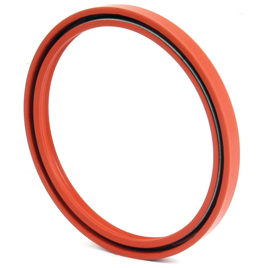 Introducing the Sparex Oil Seal 141 x 120 x 11.3mm (Part No. S.65673), featuring a durable rubber O-ring design with an inner black ring and an outer red ring, perfect for use as a lip seal on your crankshaft.