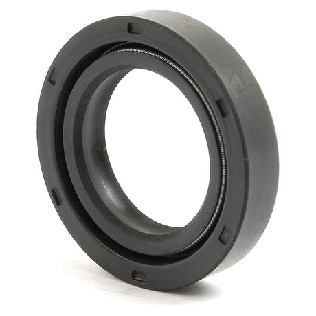 The Imperial Rotary Shaft Seal, measuring 1 17/32'' x 2 3/8'' x 1/2'' (Sparex Part No. S.65683), features a black rubber exterior with a metal spring and is designed for use in machinery to prevent lubricant leakage. It is compatible with Ford/New Holland equipment and can be purchased through Sparex.