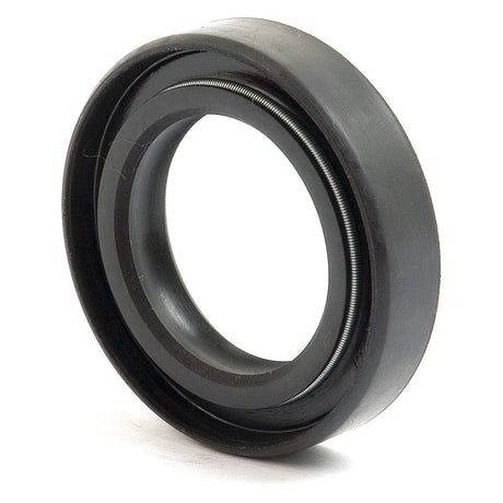 A black rubber Imperial Rotary Shaft Seal with a circular shape, manufactured by Sparex (Part No. S.65683), featuring an inner metal spring and measuring 1 17/32'' x 2 3/8'' x 1/2''.