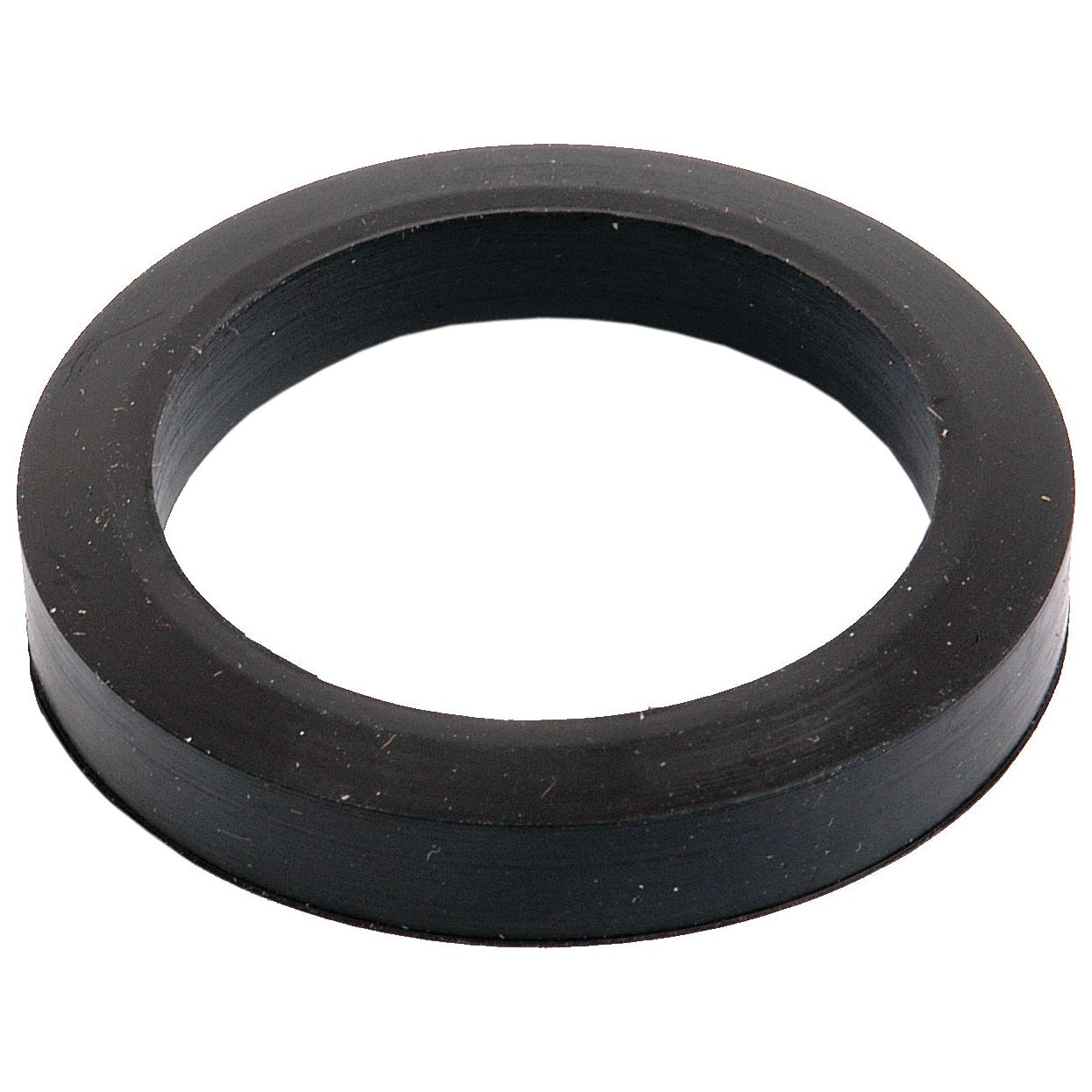 A black rubber Oil Seal with a circular shape, a hollow center, and dimensions of 37 x 57 x 9mm | Sparex Part No. S.65738 by Sparex.