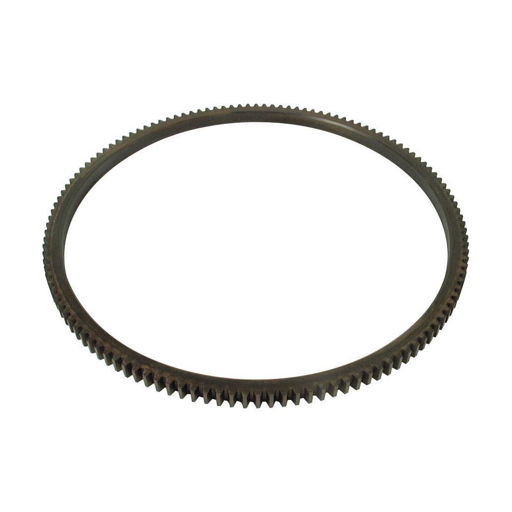 Introducing the Sparex S.65743 Ring Gear, a metallic, circular flywheel ring gear with uniformly spaced teeth on its inner circumference, ideal for applications requiring precise engagement.