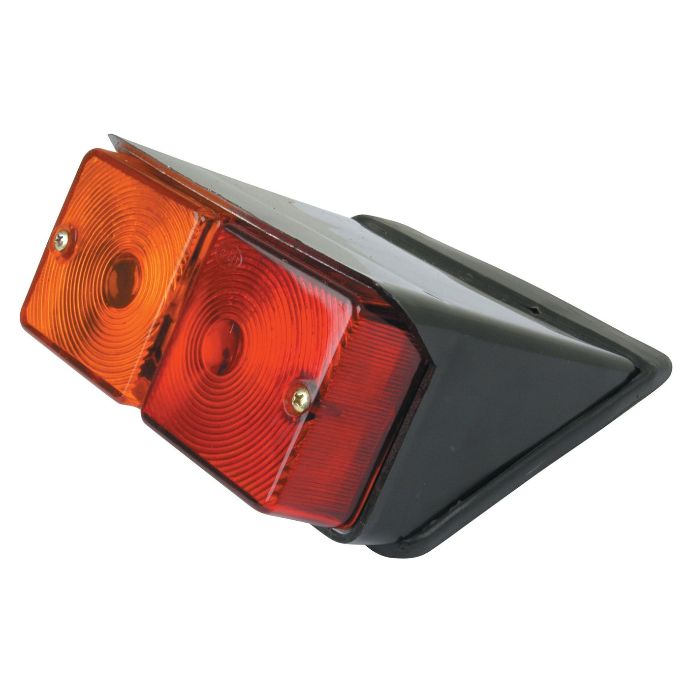 Close-up of the Sparex Rear Combination Light (Halogen) featuring two red lenses, a black plastic housing, and a DT Connector for enhanced connectivity. This left-hand tail light assembly functions as brake, tail, and indicator at 12V - S.65855.