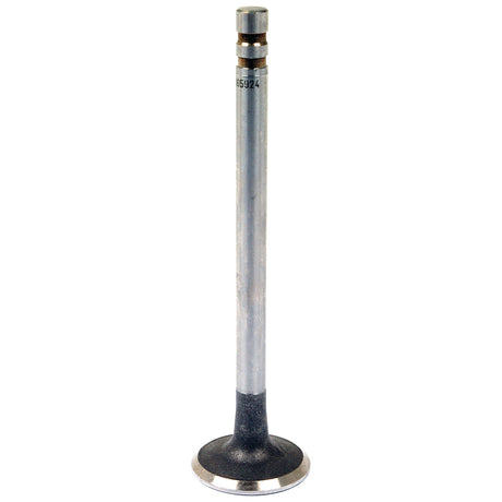 An Exhaust Valve +0.003'' (0.076mm) with a blackened stem and a shiny, circular base, featuring two bands and a series of numbers on the top, designed specifically for Ford/New Holland engines. This high-quality component is supplied by Sparex under Part No. S.65924.