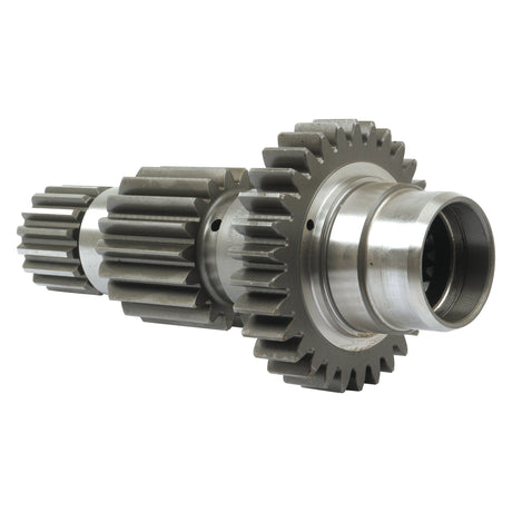 Image of the Main Shaft by Sparex (Sparex Part No.S.65941) featuring various sized straight cut interlocking gear teeth.