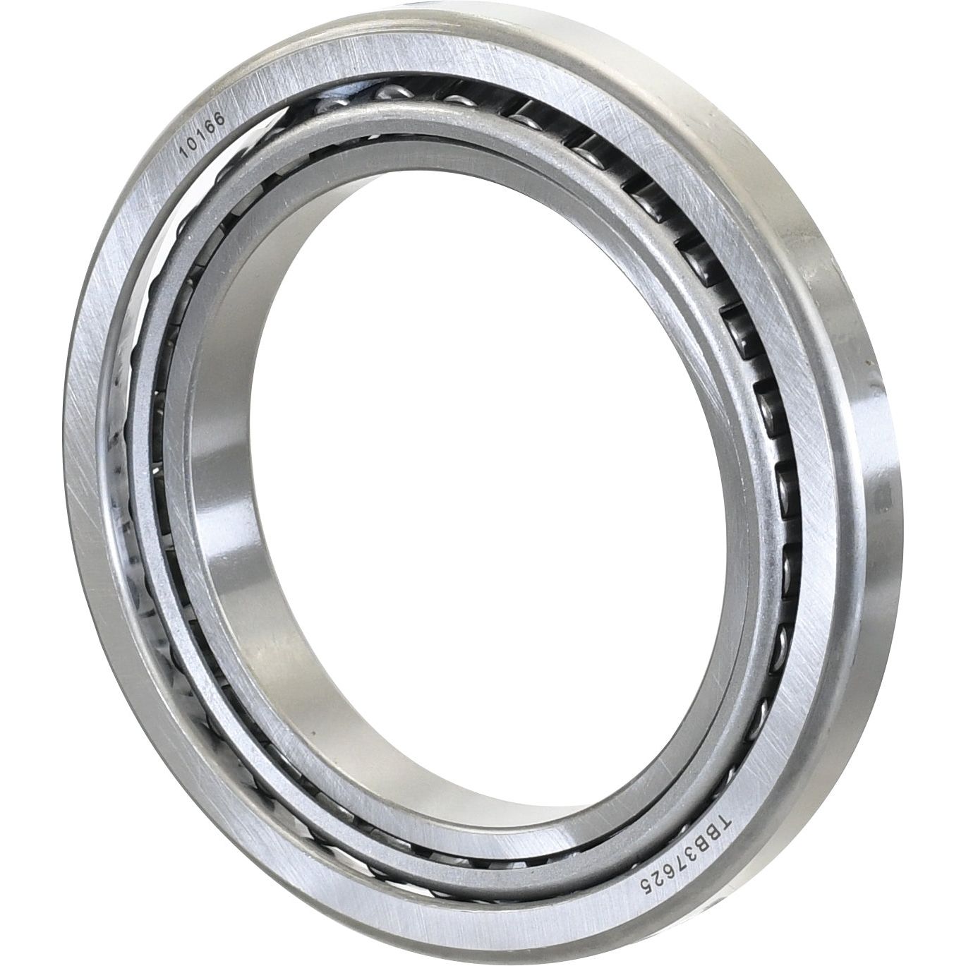 A close-up image of the Sparex Taper Roller Bearing (37431A/37625) with a metallic finish and visible serial number S.65950 on the side, designed to meet metric specifications.