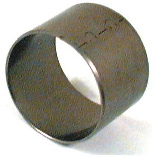 A close-up image of a cylindrical metal ring with smooth, even surfaces and a small engraving on the outer edge, resembling the precision found in Ford New Holland machinery; this is the Sparex Spindle Bush (Sparex Part No. S.66014).