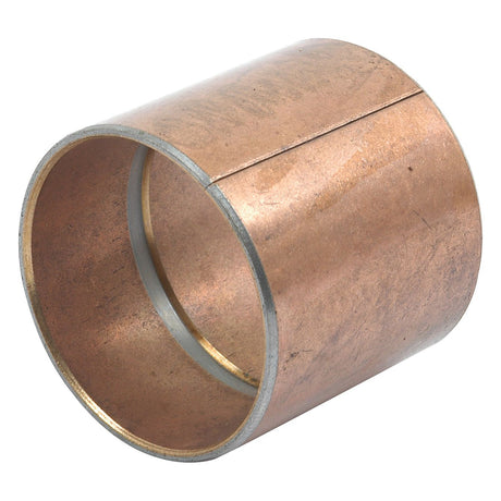 The Small End Bush (Sparex Part No. S.66044) is a cylindrical bronze bushing with smooth inner and outer surfaces, featuring a split along its length. It has an inner diameter of 40.6mm and is ideal for use in Sparex parts or repairs on Ford New Holland engine models.