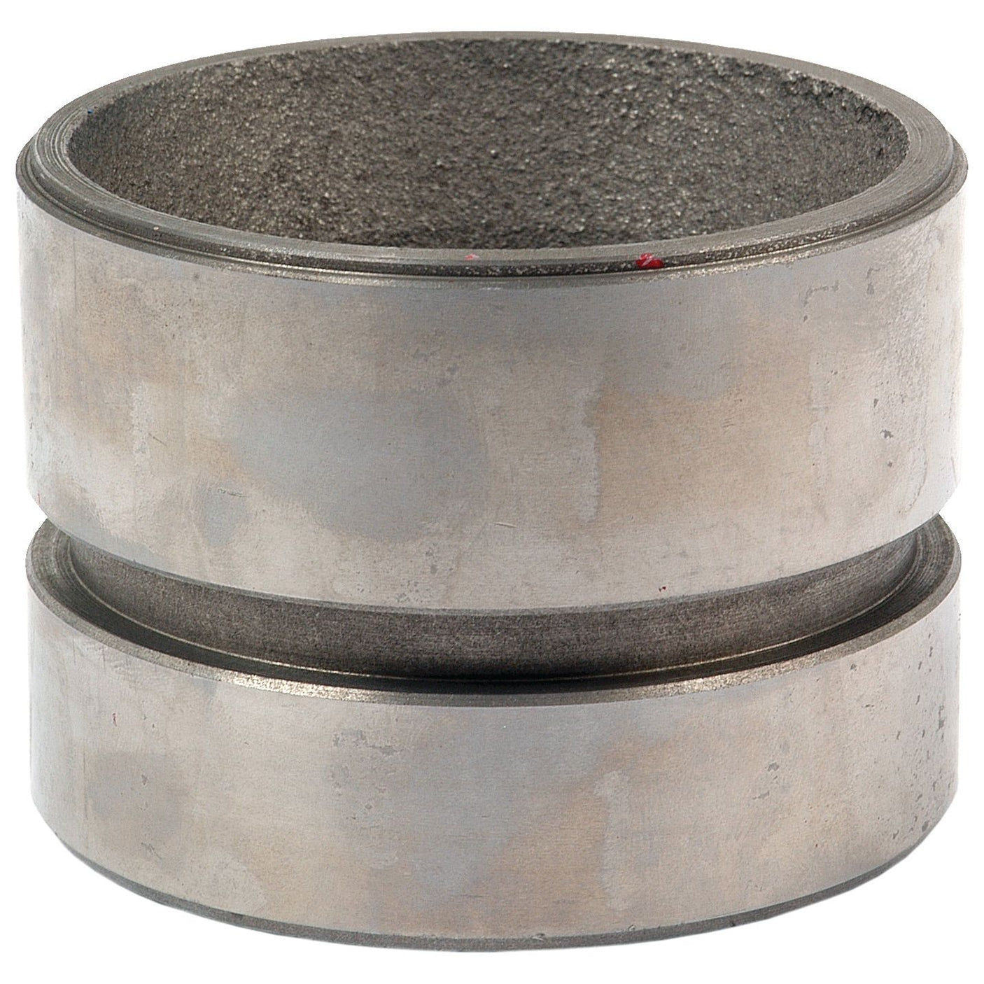 Two metallic cylindrical rings, similar to those used in Ford / New Holland machinery, stacked on top of each other. They exhibit a rough-textured inner surface and a smooth outer surface, and are identified as the Sparex Hydraulic Cylinder Piston, Part No. S.66193.