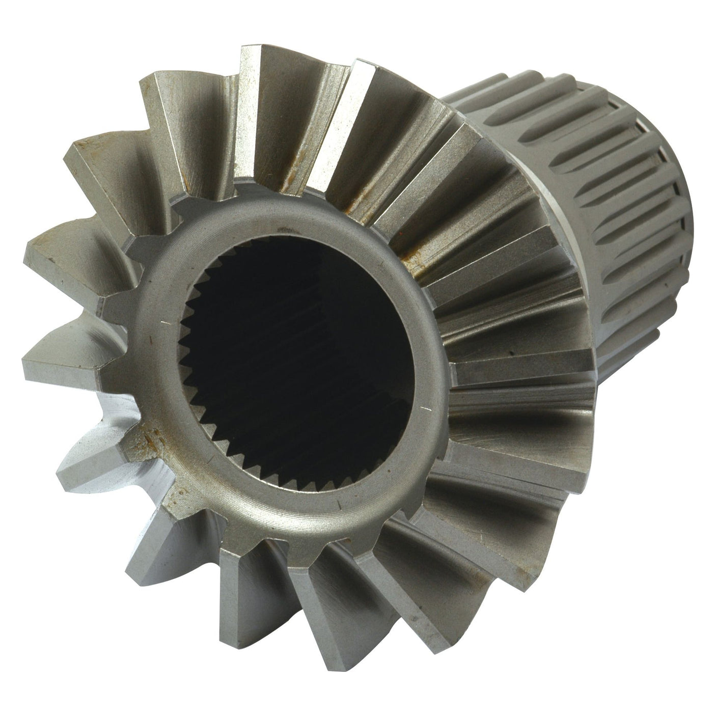 A Sparex Differential Gear (Sparex Part No. S.66269) with angled teeth and a hollow center, used in machinery for transmitting rotational motion between intersecting shafts.