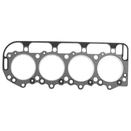 A Sparex Head Gasket for 4-cylinder engines (Sparex Part No. S.66353) with multiple cutouts and holes for engine components and seals, designed to fit perfectly and ensure optimal performance.