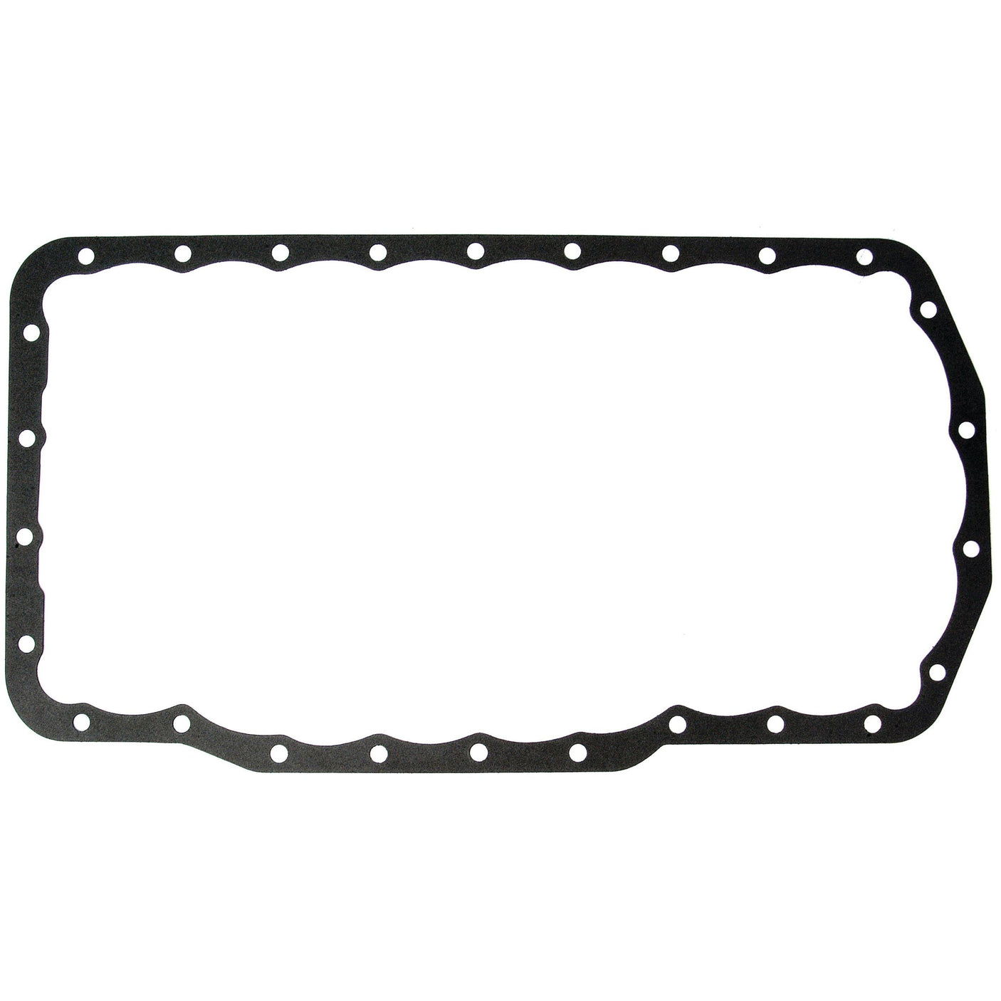 A Sparex S.66368 sump gasket for PowerStar 5.0T, black and rectangular with multiple holes along the edges, designed for 4-cylinder engines including BSD333, BSD442, BSD444, and PowerStar models.