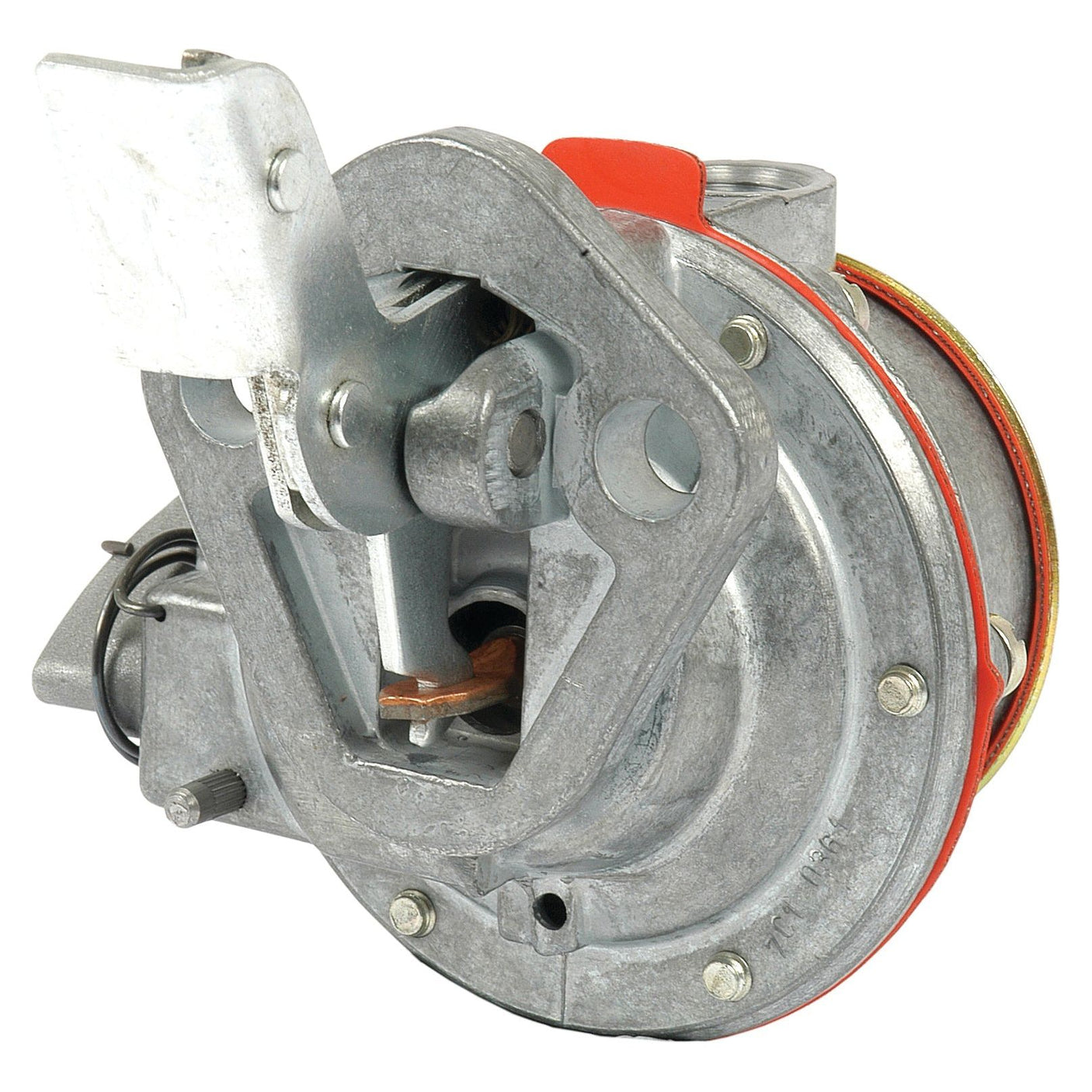 Image of the Fuel Lift Pump (Sparex Part No. S.66453), a metallic mechanical component featuring visible bolts, a red cable, and the Sparex logo.