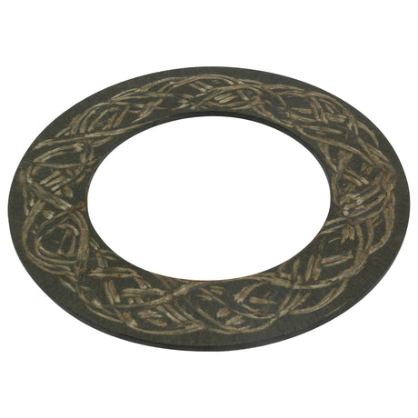 A PTO Friction Disc only - S.6684 by Sparex, featuring intricate and interwoven patterns along the border with an empty center, is perfect for showcasing the elegance that Sparex brings to any setting.