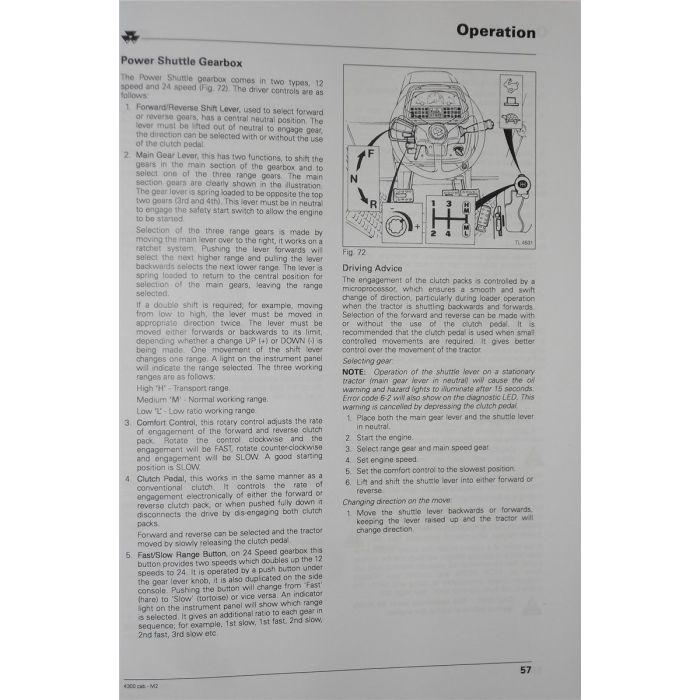 Massey Ferguson - 4300 Series Operators Manual - 1857311M2 - Farming Parts