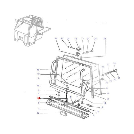 Massey Ferguson - Pin - 3301918M1 - Farming Parts