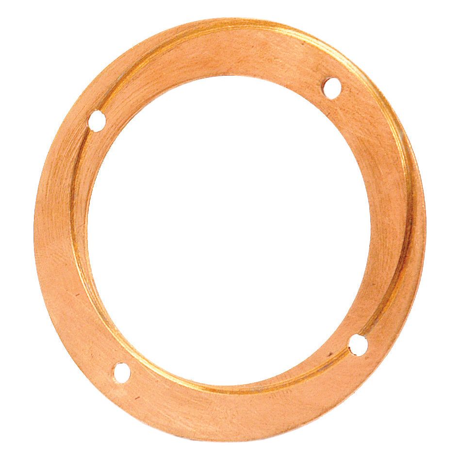 A Main Shaft Washer, compatible with Sparex or Ford/New Holland machinery, features a smooth surface and four evenly spaced holes around the perimeter. This round metal washer is known as Sparex Part No.S.67295.