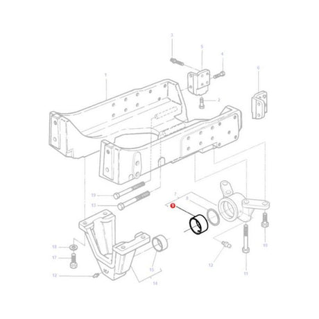 Massey Ferguson - Bush - 3384093M1 - Farming Parts