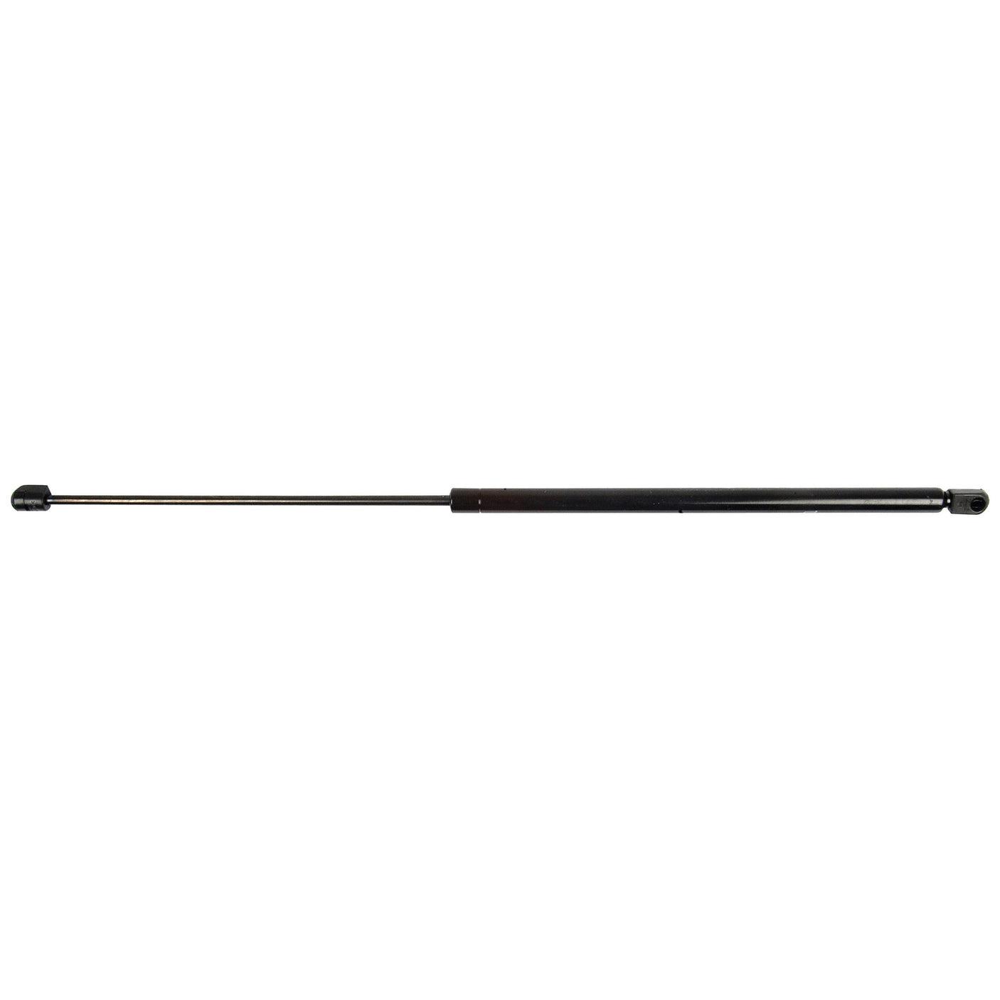 A black gas strut from Sparex (S.68541), with a total length of 685mm, features a 295mm ram stroke and piston rod extended. It is designed for lifting and holding applications, efficiently handling up to 200N pressure.